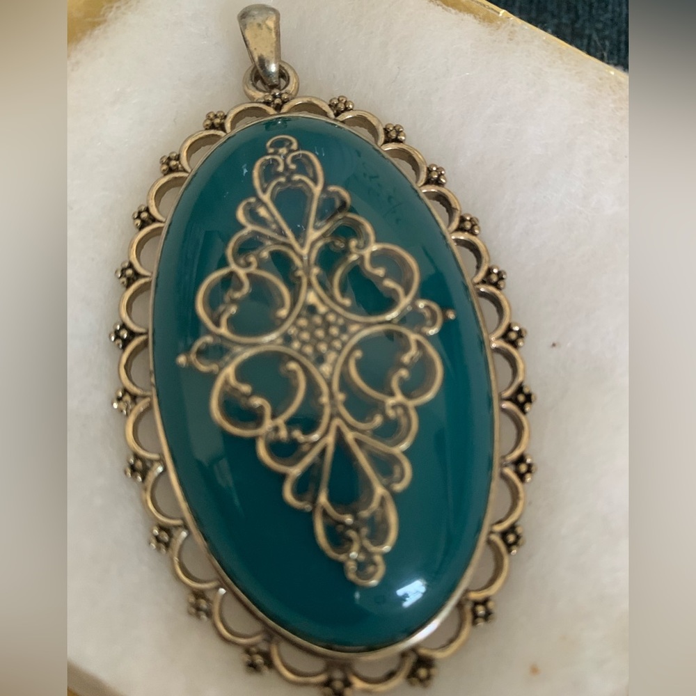 Beautiful Large Vintage Pendant, Maker Unknown